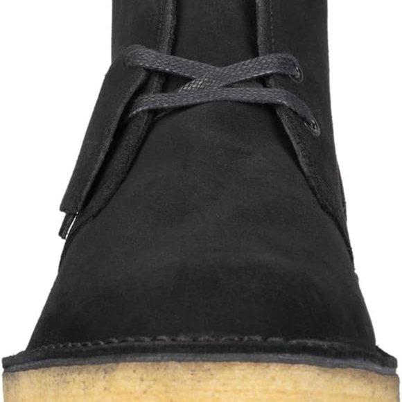 Clarks Mens Desert Boot 221 Black Suede main image 5
